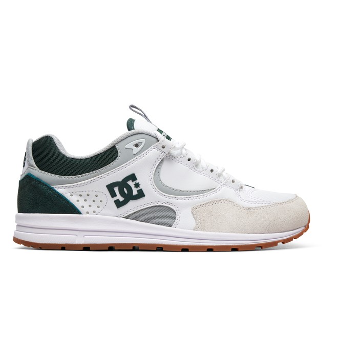 dcshoes, Kalis Lite Shoes, WHITE/GREY/GREEN (xwsg) 0 Kalis Lite Shoes White ADYS100291 DC Shoes