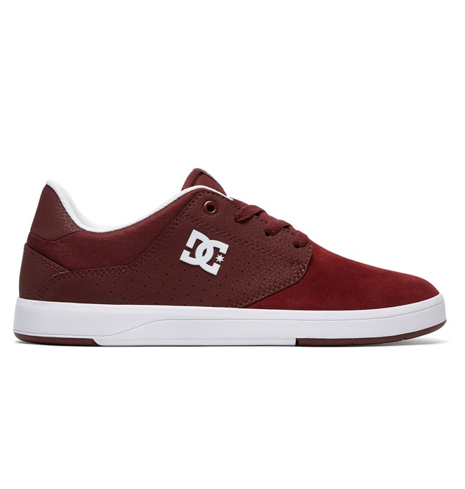 dcshoes, Plaza S Skate Shoes, MAROON (mar) 0 Plaza S Skate Shoes Red ADYS100319 DC Shoes