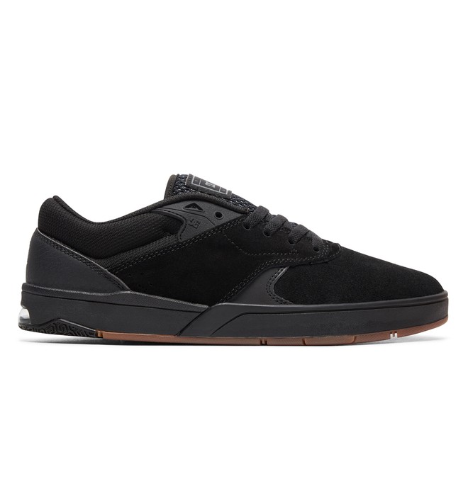 dcshoes, Tiago S - Skate Shoes for Men, BLACK/BLACK/BLACK (3bk) 0 Tiago S - Skate Shoes for Men Black ADYS100386 DC Shoes