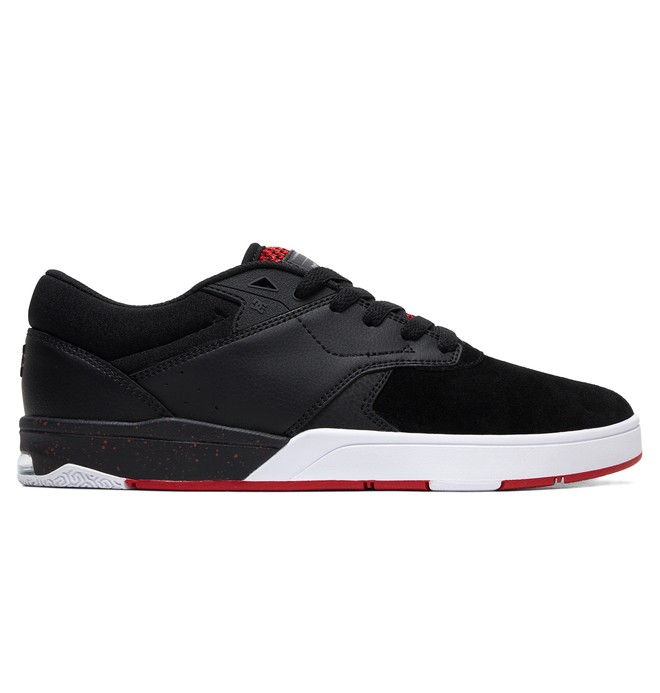 dcshoes, Tiago S Skate Shoes, BLACK/ATHLETIC RED/BLACK (kak) 0 Tiago S Skate Shoes Black ADYS100386 DC Shoes