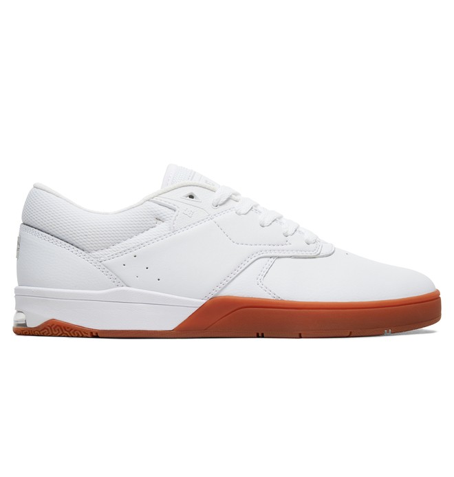 dcshoes, Tiago S Skate Shoes, WHITE/GUM (wg5) 0 Tiago S Skate Shoes White ADYS100386 DC Shoes