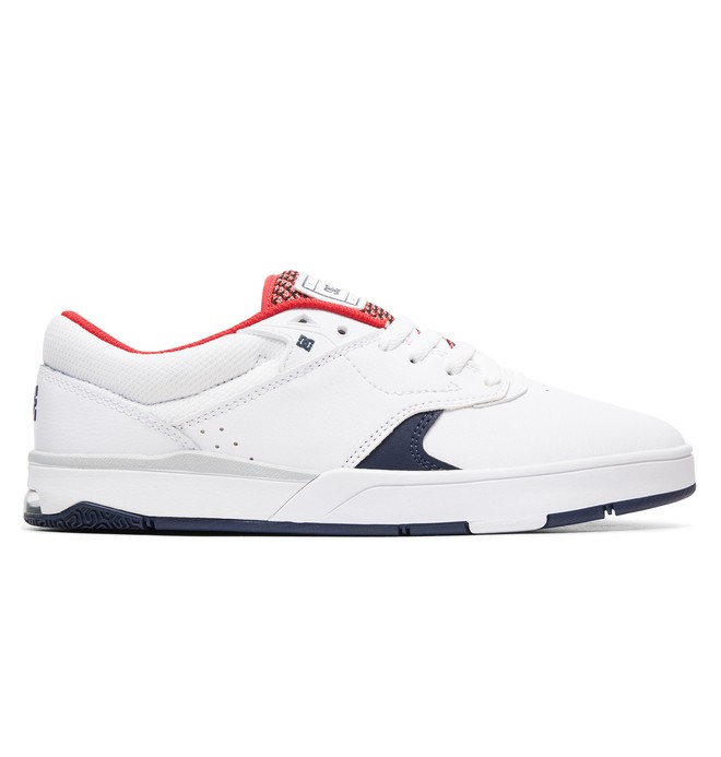 dcshoes, Tiago S Skate Shoes, WHITE (wht) 0 Tiago S Skate Shoes White ADYS100386 DC Shoes