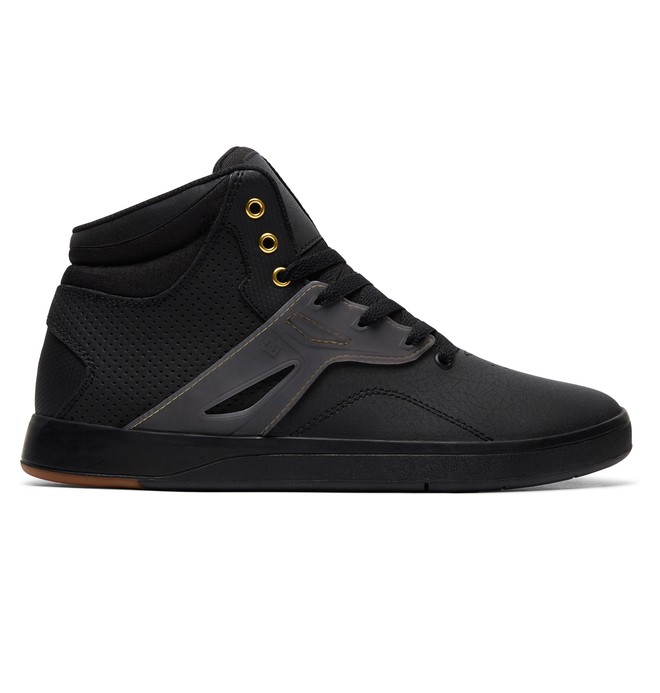 dcshoes, Frequency High - Scarpe Alte, BLACK/GOLD (bg3) 0 Frequency High - Scarpe Alte Black ADYS100410 DC Shoes