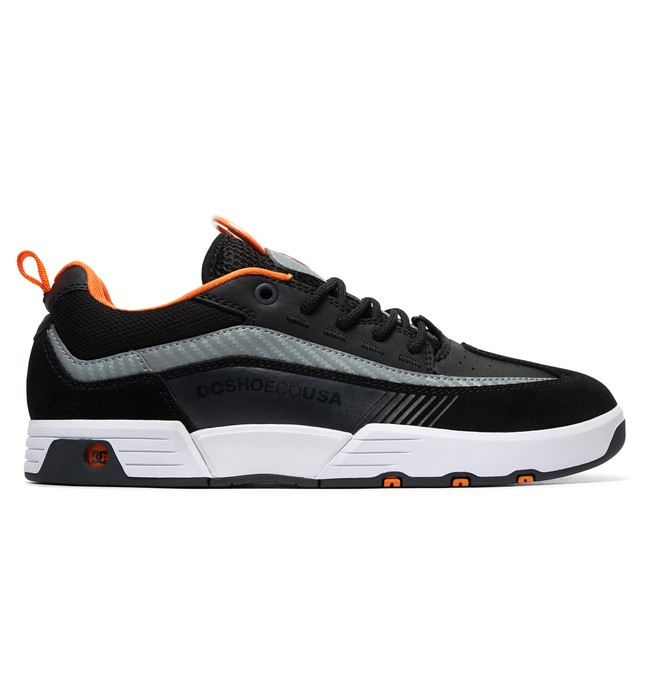 dcshoes, Legacy 98 Slim S Skate Shoes, BLACK/ORANGE/GREY (xkns) 0 Legacy 98 Slim S Skate Shoes Multicolor ADYS100435 DC Shoes