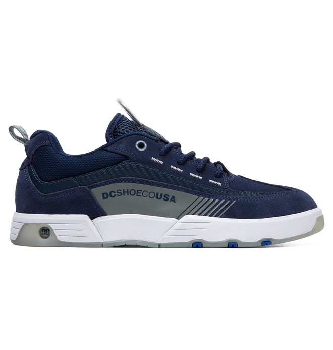dcshoes, Legacy 98 Slim S Skate Shoes, NAVY/GREY (ngy) 0 Legacy 98 Slim S Skate Shoes Blue ADYS100435 DC Shoes