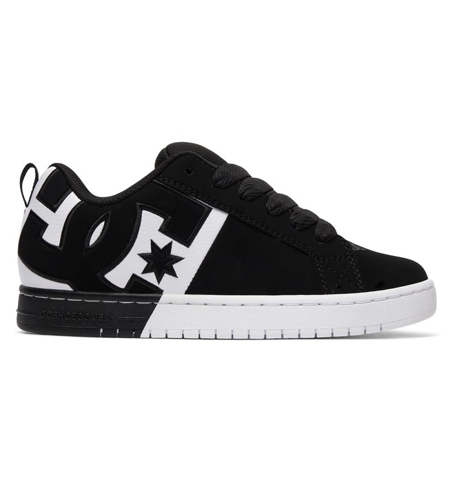 dcshoes, Court Graffik SQ - Shoes for Men, BLACK/WHITE/BLACK (bwb) 0 Court Graffik SQ - Shoes for Men ADYS100442 DC Shoes