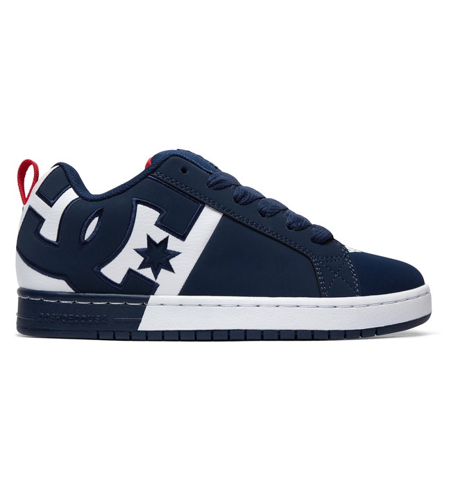 dcshoes, Court Graffik Shoes, NAVY/RED (nrd) 0 Court Graffik Shoes Blue ADYS100442 DC Shoes
