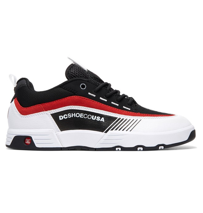 dcshoes, Legacy 98 Slim Shoes, BLACK/WHITE/RED (xkwr) 0 Legacy 98 Slim Shoes Multicolor ADYS100445 DC Shoes
