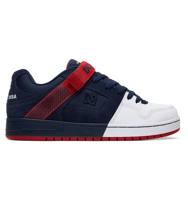 dcshoes, Manteca V - Shoes for Men, NAVY/RED (nrd) 0 Manteca V - Shoes for Men Blue ADYS100457 DC Shoes