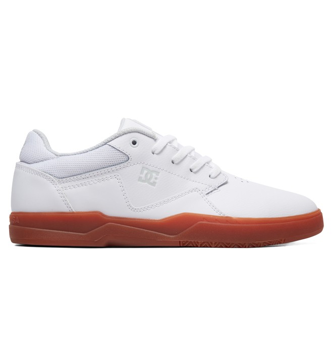 dcshoes, Barksdale - Baskets pour Homme, WHITE/GUM (wg5) 0 Barksdale - Baskets pour Homme Blanc ADYS100472 DC Shoes