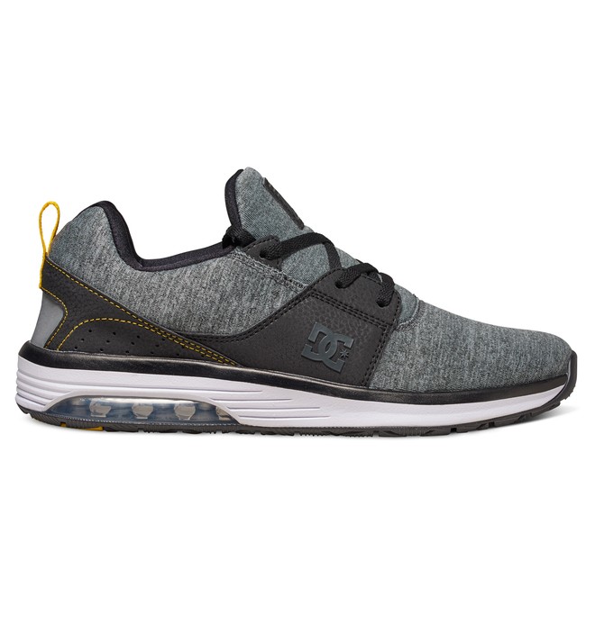dcshoes, Men's Heathrow IA JS Shoes, GREY/BLACK/YELLOW (xsky) 0 Men's Heathrow IA JS Shoes ADYS200052 DC Shoes