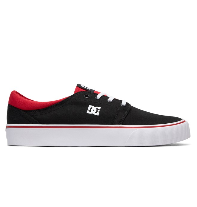 dcshoes, Hombres Zapatos TX Trase, BLACK/ATHLETIC RED/BLACK (kak) 0 Hombres Zapatos TX Trase Negro ADYS300126 DC Shoes