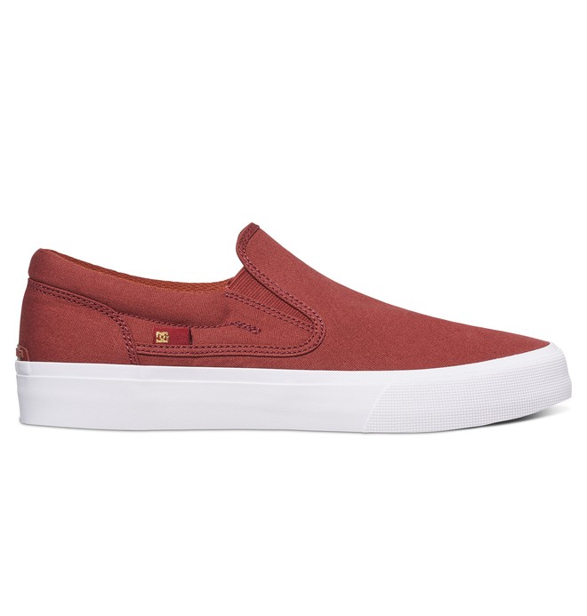 dcshoes, Trase - Zapatillas sin cordones, BURNT HENNA/WHITE (bhw) 0 Trase - Zapatillas sin cordones Marron ADYS300184 DC Shoes