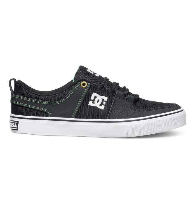 dcshoes, Men's Lynx Vulc Adam C Shoes, BLACK/GREEN (bgn) 0 Men's Lynx Vulc Adam C Shoes ADYS300247 DC Shoes