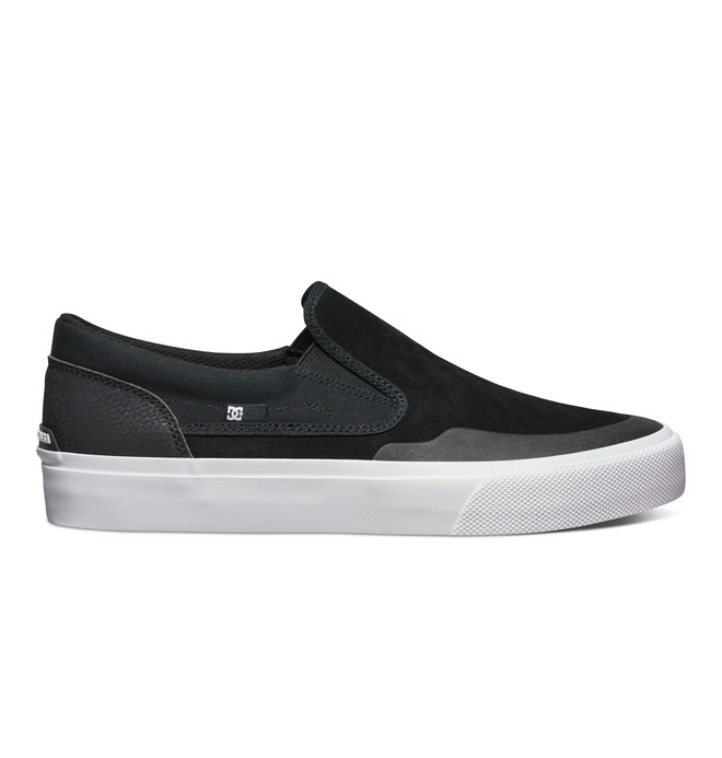dcshoes, Trase S RT - Slip-On Skate Shoes, BLACK/WHITE (bkw) 0 Trase S RT - Slip-On Skate Shoes ADYS300357 DC Shoes