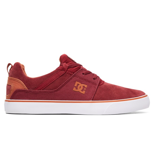 dcshoes, Heathrow Vulc - Scarpe da Uomo, BURGUNDY (bur) 0 Heathrow Vulc - Scarpe da Uomo Red ADYS300443 DC Shoes
