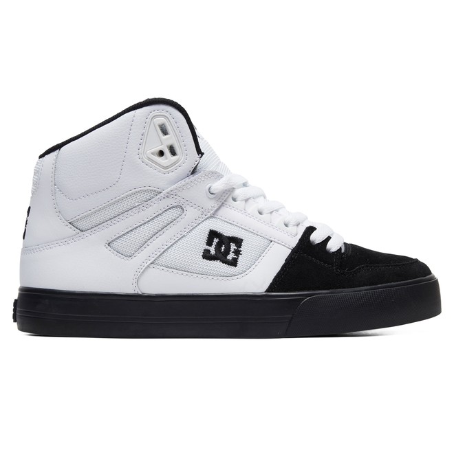 dcshoes, Pure SE High-Top Shoes, WHITE/BLACK (wbk) 0 Pure SE High-Top Shoes White ADYS400043 DC Shoes
