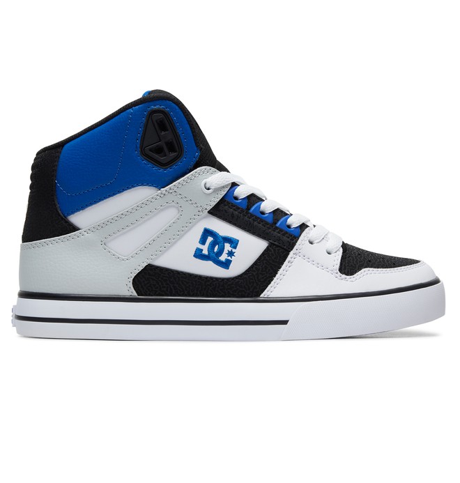 dcshoes, Pure SE High-Top Shoes, BLACK/WHITE/BLUE (xkwb) 0 Pure SE High-Top Shoes Multicolor ADYS400043 DC Shoes