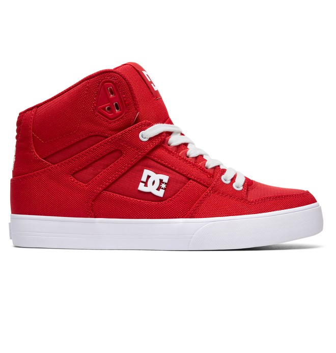 dcshoes, PURE HIGH-TOP WC TX LE, RED/WHITE (rw2) 0 PURE HIGH-TOP WC TX LE ADYS400045 DC Shoes