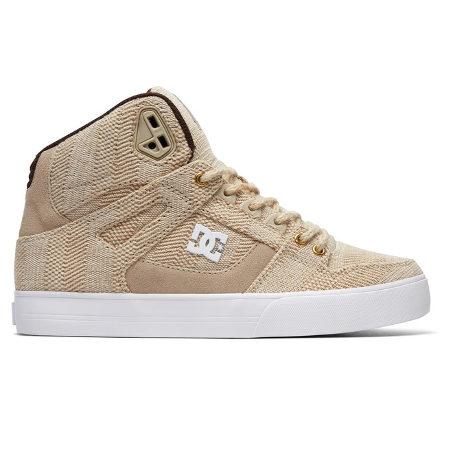 dcshoes, Men's Pure WC TX LE High Top Shoes, TAN 1 (ta1) 0 Men's Pure WC TX LE High Top Shoes Beige ADYS400045 DC Shoes