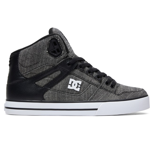 dcshoes, Pure WC TX SE High-Top Shoes, BLACK/GREY/WHITE (xksw) 0 Pure WC TX SE High-Top Shoes ADYS400046 DC Shoes