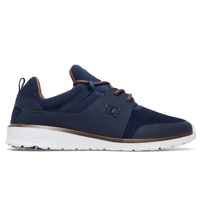 dcshoes, Heathrow Prestige - Baskets, NAVY/DK CHOCOLATE (nc5) 0 Heathrow Prestige - Baskets Bleu ADYS700084 DC Shoes