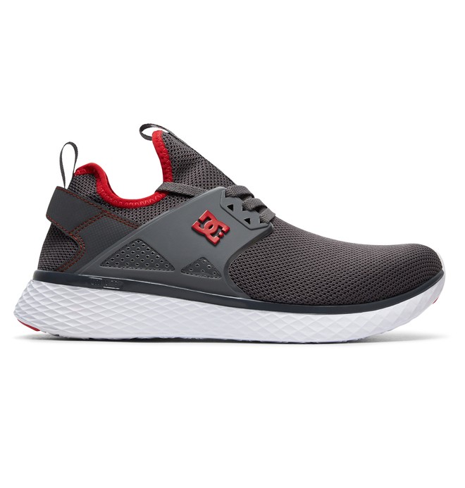 dcshoes, Meridian - Zapatos para Hombre, GREY/RED/WHITE (xsrw) 0 Meridian - Zapatos para Hombre Gris ADYS700125 DC Shoes