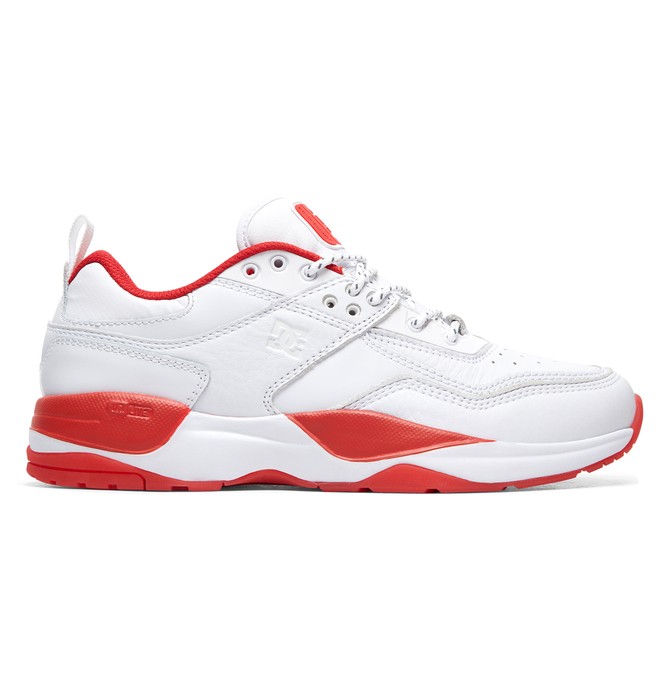 dcshoes, E.Tribeka S JS Skate Shoes, WHITE/RED (wrd) 0 E.Tribeka S JS Skate Shoes White ADYS700145 DC Shoes