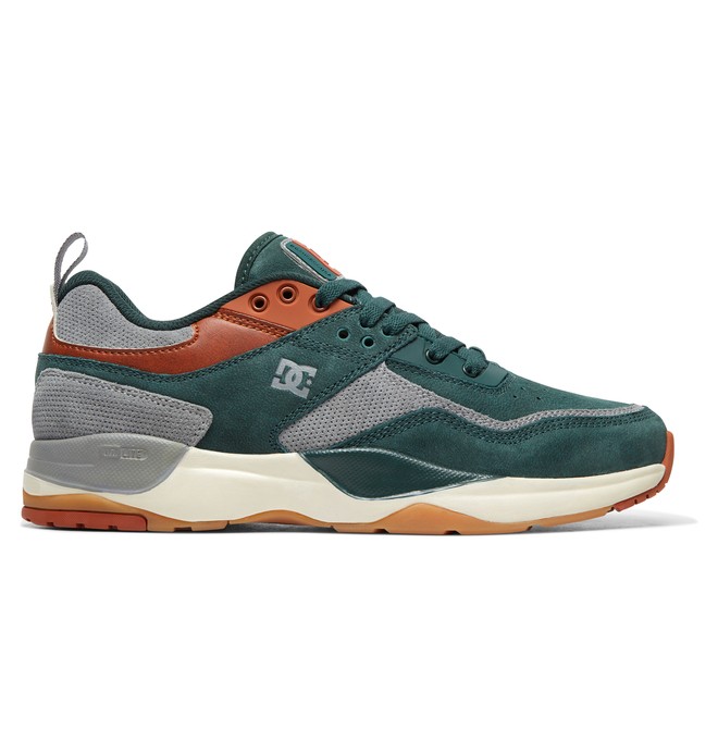 dcshoes, E.Tribeka LE - Leather Shoes for Men, PINE (pin) 0 E.Tribeka LE - Leather Shoes for Men Green ADYS700146 DC Shoes