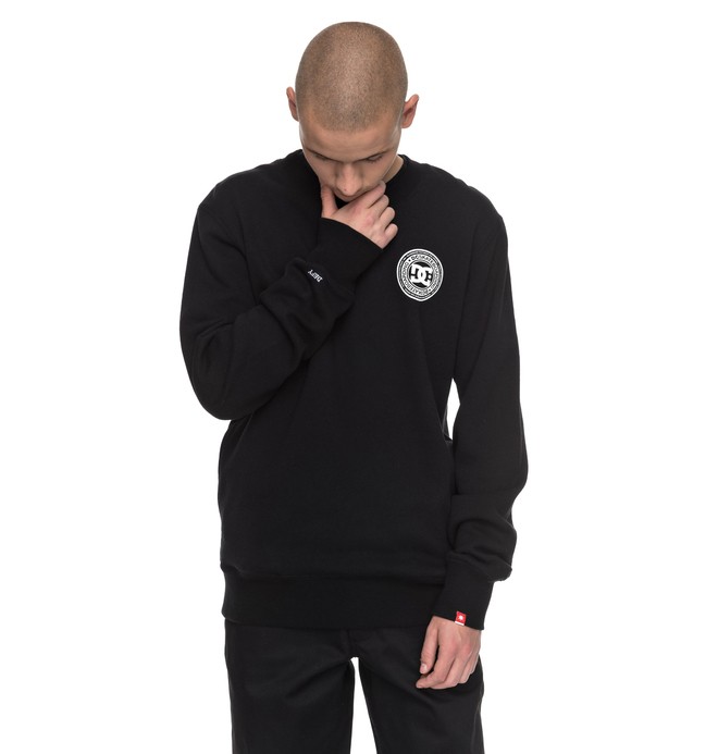 dcshoes, Skate Circle - Sweatshirt, BLACK (kvj0) 0 Skate Circle - Sweatshirt ADYSF03016 DC Shoes