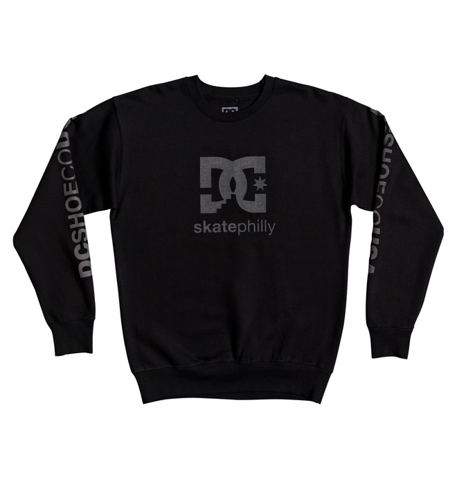 dcshoes, Skate Philly Sweatshirt, BLACK (kvj0) 0 Skate Philly Sweatshirt Black ADYSF03024 DC Shoes
