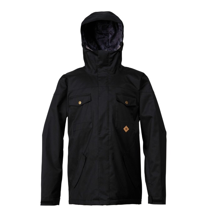 dcshoes, Men's Servo Snowboard Jacket, BLACK (blk) 0 Men's Servo Snowboard Jacket ADYTJ00009 DC Shoes