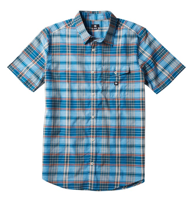dcshoes, Men's Dignan Short Sleeve Shirt, MARINE BLUE (mrn) 0 Men's Dignan Short Sleeve Shirt ADYWT00001 DC Shoes