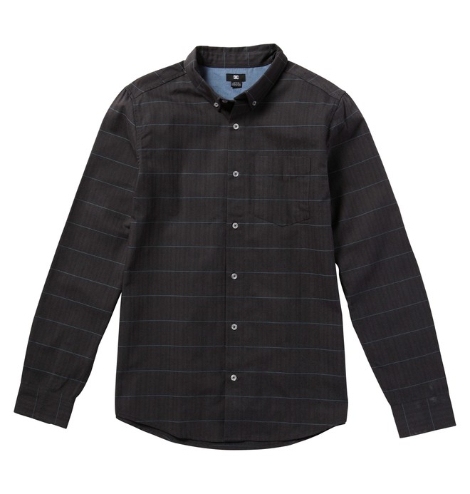 dcshoes, Men's LowblowLS Shirts, DARK SHADOW STRIPE (krp3) 0 Men's LowblowLS Shirts ADYWT00030 DC Shoes