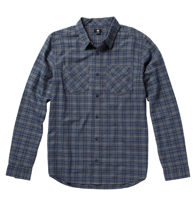 dcshoes, ALCHEMIST LS, OCEAN PLAID (bqp1) 0 ALCHEMIST LS ADYWT00032 DC Shoes