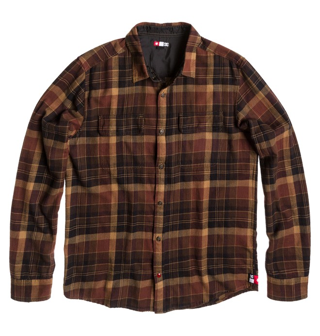 dcshoes, Men's Dirtball Flannel Shirt, DIRTBALL KHAKI (tky1) 0 Men's Dirtball Flannel Shirt ADYWT00059 DC Shoes