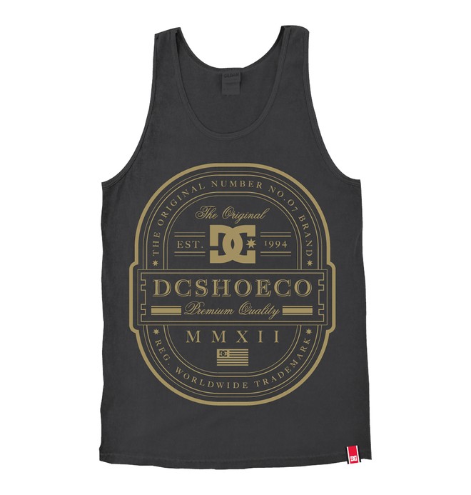 dcshoes, RD LUX LABEL TANK, BLACK (blk) 0 RD LUX LABEL TANK ADYZT00099 DC Shoes