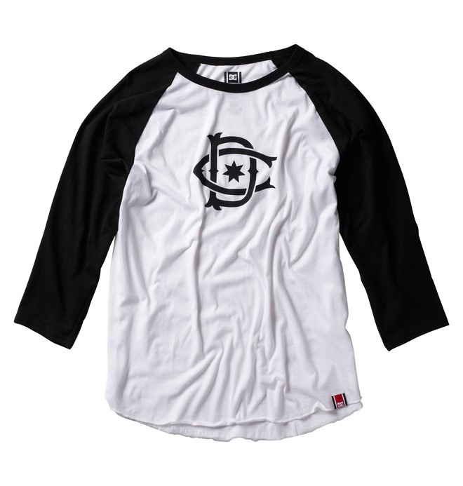 dcshoes, RD RIPPER RAGLAN, BLACK / WHITE (bkw) 0 RD RIPPER RAGLAN ADYZT00100 DC Shoes