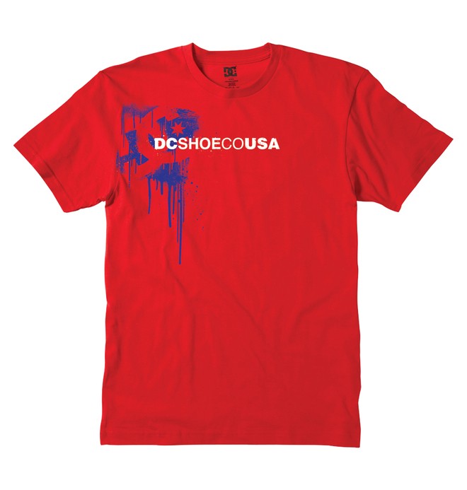 dcshoes, Men's Follow Up Tee, ATHLETIC RED (ath) 0 Men's Follow Up Tee ADYZT00144 DC Shoes