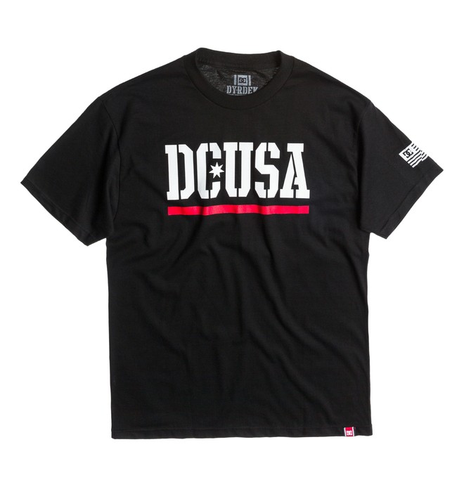 dcshoes, Rd Dc Usa Bar Tee, BLACK (kvj0) 0 Rd Dc Usa Bar Tee ADYZT00268 DC Shoes