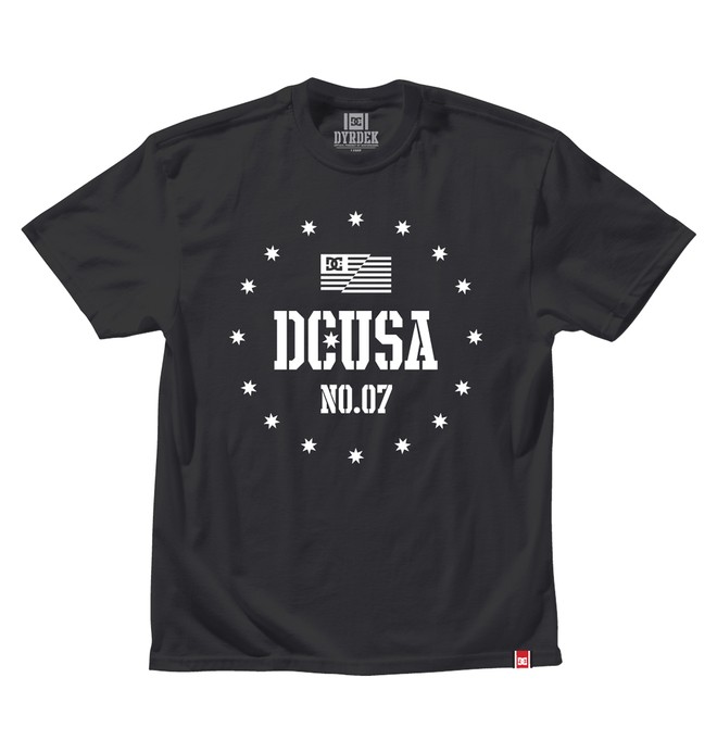 dcshoes, Men's Rob Dyrdek USA Ring Tee, BLACK (kvj0) 0 Men's Rob Dyrdek USA Ring Tee ADYZT00270 DC Shoes