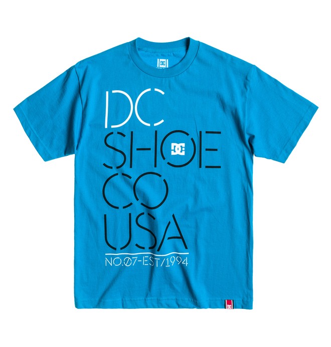 dcshoes, Men's Rob Dyrdek Highlight Stencil Tee, TURQUOISE (bml0) 0 Men's Rob Dyrdek Highlight Stencil Tee ADYZT00290 DC Shoes