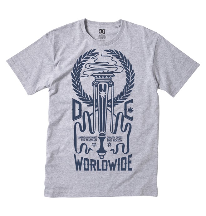 dcshoes, Men's Illuminate Tee, HEATHER GREY (knfh) 0 Men's Illuminate Tee ADYZT00399 DC Shoes