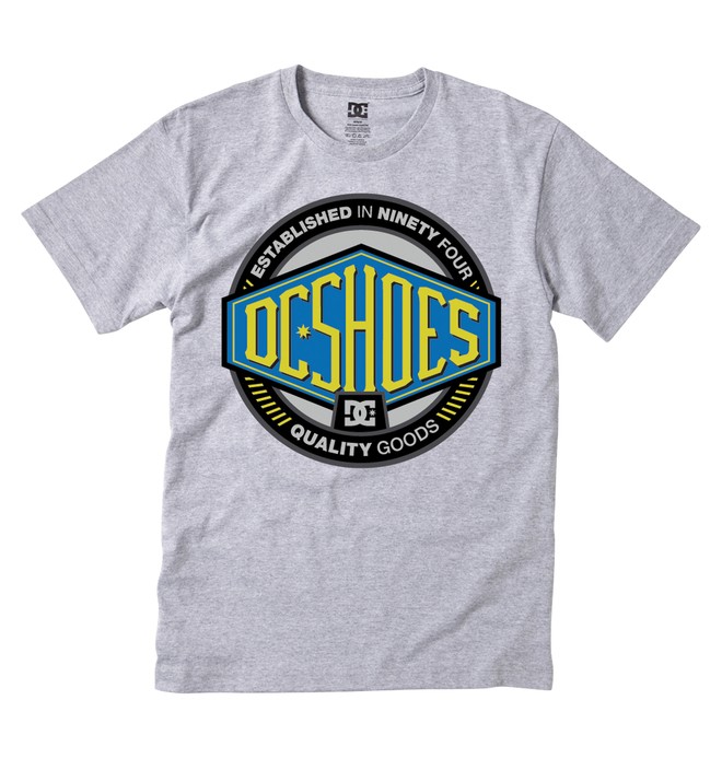 dcshoes, Men's Cloud Tee, HEATHER GREY (knfh) 0 Men's Cloud Tee ADYZT00424 DC Shoes