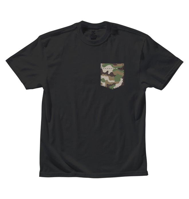 dcshoes, Men's Camo Pocks Tee, BLACK (blk) 0 Men's Camo Pocks Tee ADYZT00463 DC Shoes