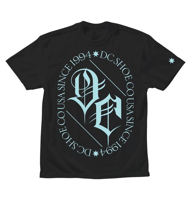 dcshoes, Men's Nightingale Tee, BLACK (blk) 0 Men's Nightingale Tee ADYZT00465 DC Shoes