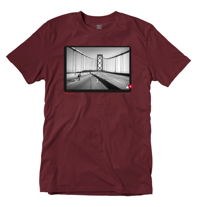 dcshoes, Men's Kalis SF Tee, MAROONED (rsd0) 0 Men's Kalis SF Tee ADYZT00481 DC Shoes