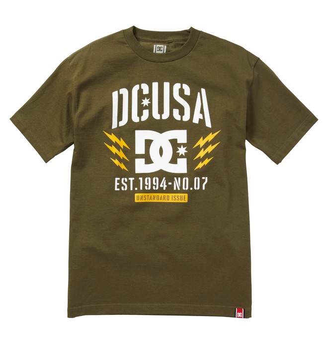 dcshoes, Men's Rob Dyrdek BOLTS Tee, MILITARY GREEN (gqk0) 0 Men's Rob Dyrdek BOLTS Tee ADYZT00612 DC Shoes