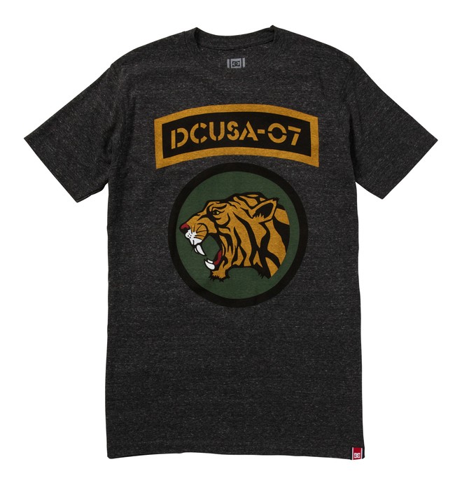 dcshoes, RD JUNGLE TRI TEE, BLACK HEATHER (czeh) 0 RD JUNGLE TRI TEE ADYZT00639 DC Shoes