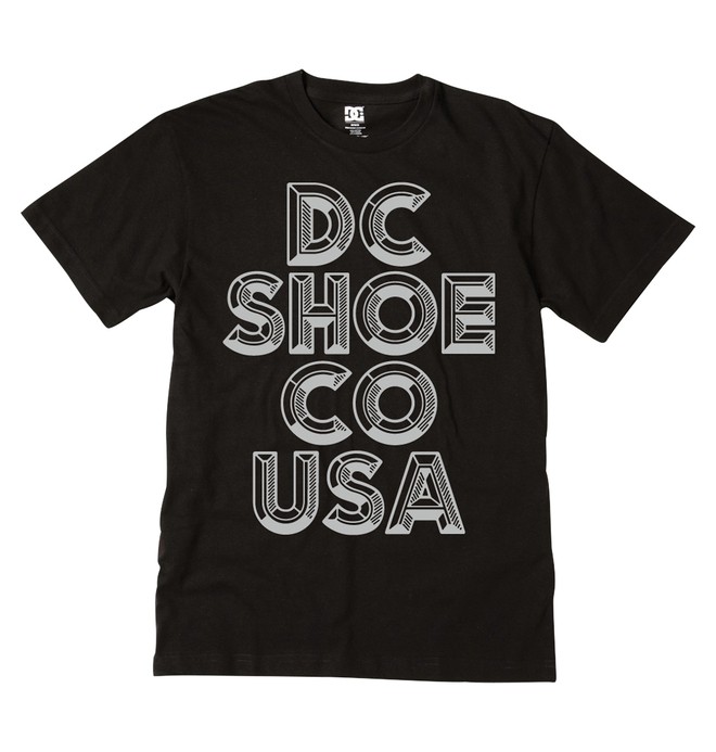 dcshoes, Men's Lettertime Tee, BLACK (kvj0) 0 Men's Lettertime Tee ADYZT00761 DC Shoes